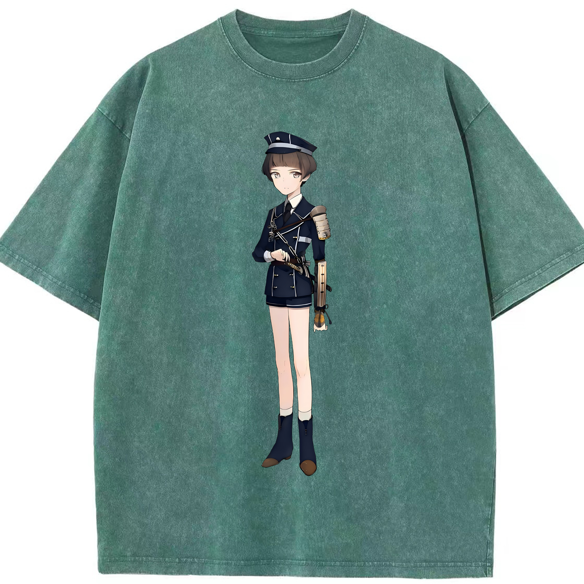 （画像用） 刀剣乱舞 Touken Ranbu 綿100% ヴィンテージ風 半袖Tシャツ（フロントプリント）